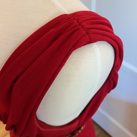 David Meister Red Dress - Picture 8 of 9